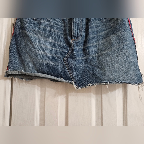 Abercrombie A-line Jean Skirt - Picture 5 of 8